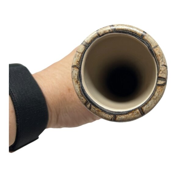 Haeger 1998 Crackle Glazed Ceramic Vase 18" Tall Decor - Picture 7 of 7